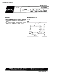 Datasheet STK4201 производства Sanyo